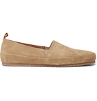 Mulo - Suede Loafers - Tan