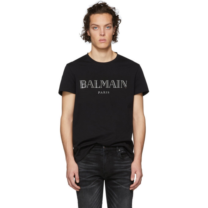 Photo: Balmain Black Logo T-Shirt