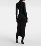 Alaïa Ruched wool-blend skirt pants