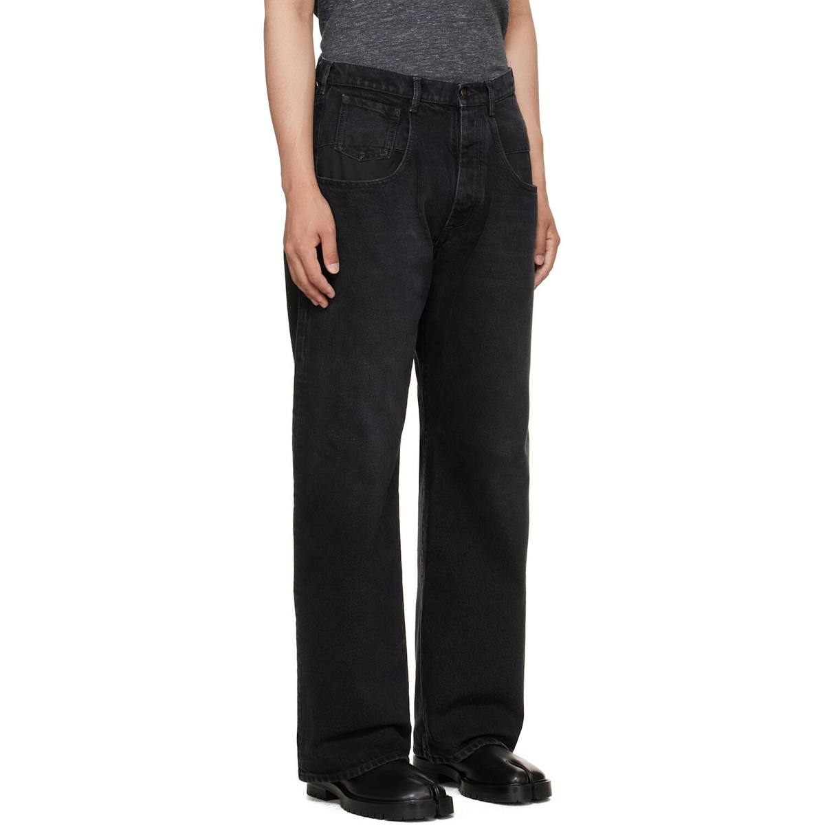 Maison Margiela Black Pocket Jeans