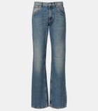 Blumarine Logo straight jeans