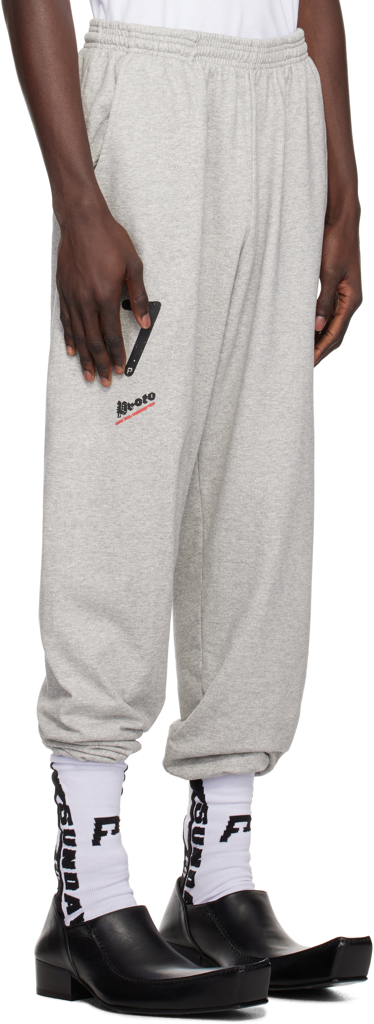 Prototypes Gray Stirrup Sweatpants