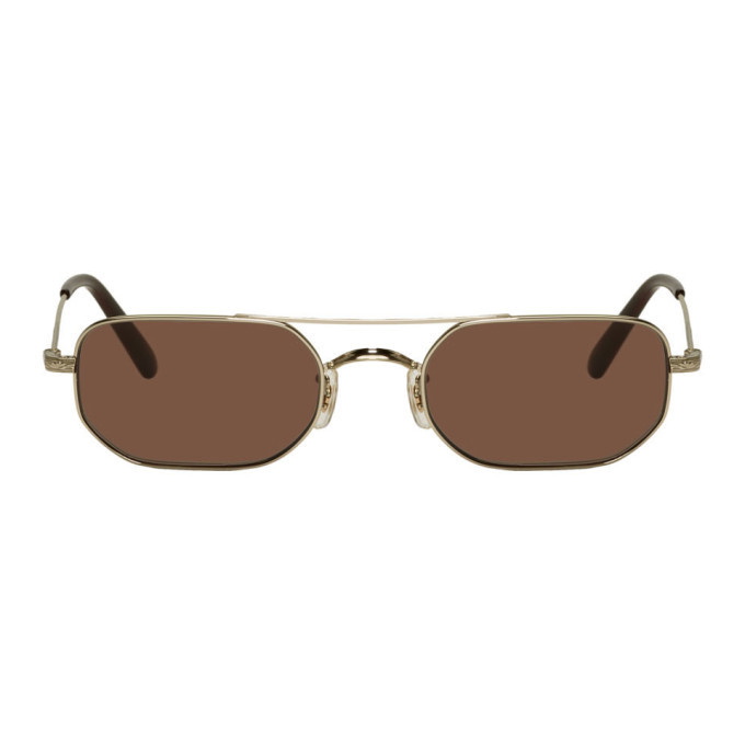 Photo: Oliver Peoples Gold Indio Sunglasses
