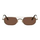 Oliver Peoples Gold Indio Sunglasses