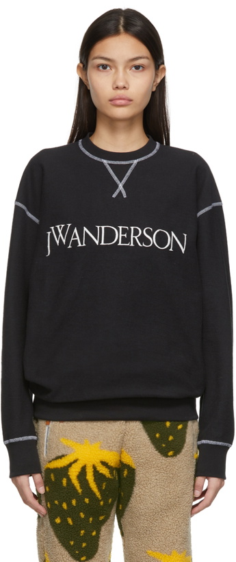 Photo: JW Anderson Black Inside Out Contrast Sweatshirt