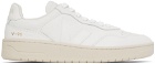 VEJA White V-90 Leather Sneakers