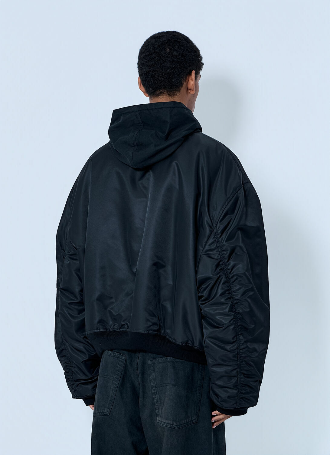 Balenciaga Hooded Bomber Jacket