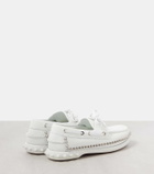Christian Louboutin Gerockel leather boat shoes