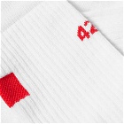 424 Men's Logo Sports Sock in White