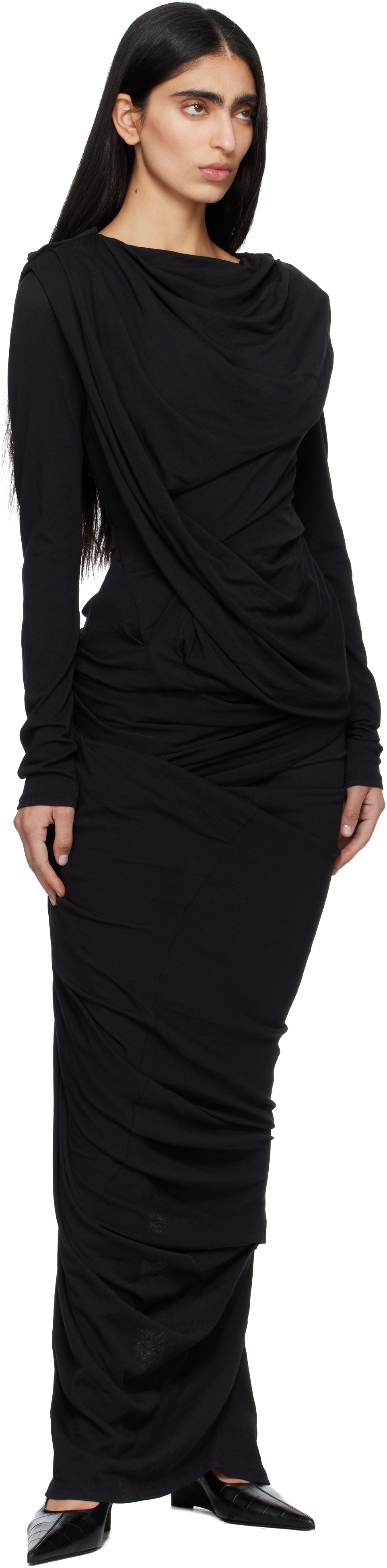 Entire Studios Black Twist Top