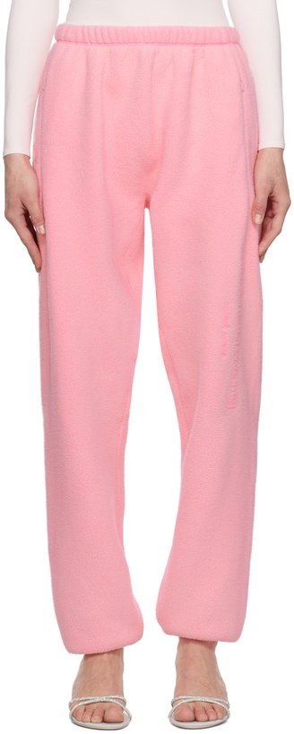 Photo: Alexander Wang Pink Embossed Lounge Pants