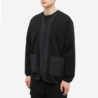 Comme des Garçons Homme Men's Jersey Liner Jacket in Black