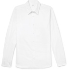 Mr P. - White Slim-Fit Cotton-Poplin Shirt - White