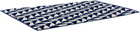Dusen Dusen White & Navy Pattern Bathmat