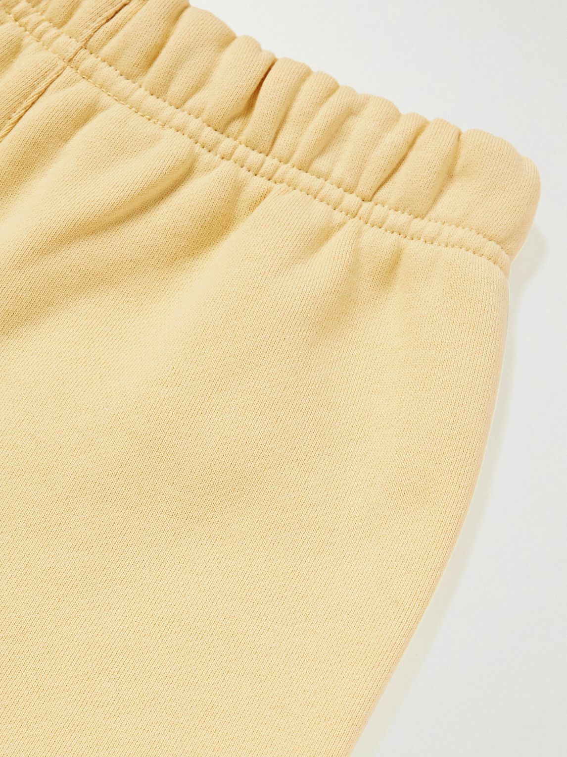 Fear of God Essentials Kids - Logo-Appliquéd Cotton-Blend Jersey Sweatpants  - Yellow Fear Of God