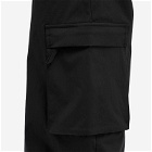 Han Kjobenhavn Men's Nylon Cargo Trousers in Black
