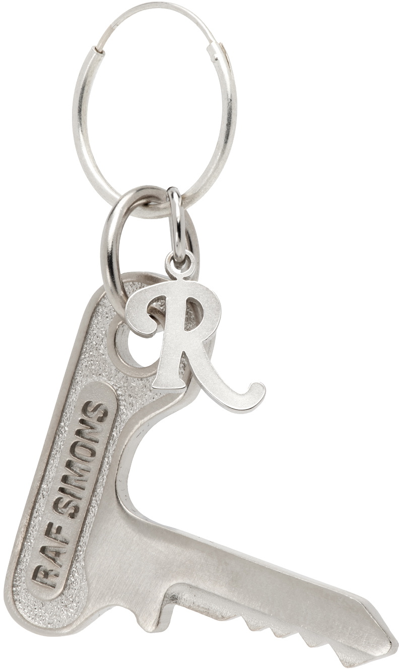 Raf Simons Man Silver Keychains