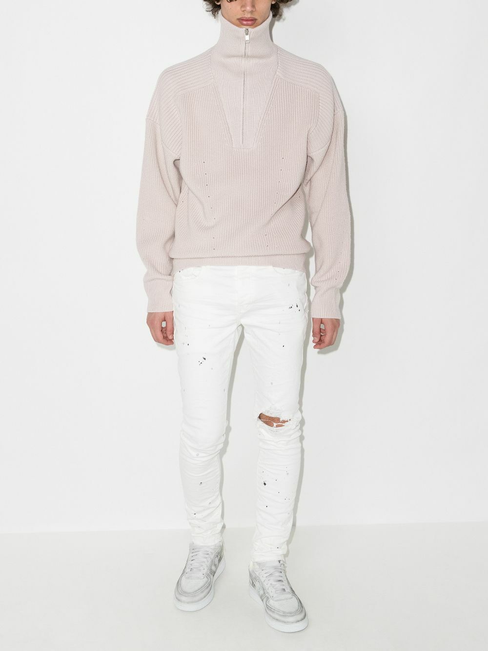 パンツ PURPLE BRAND White Paint Blowout Skinny NWT PURPLE BRAND PAINT BLOWOUT WHITE SKINNY JEANS | eBay