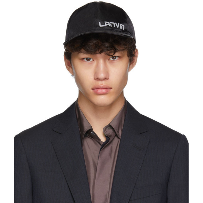 Lanvin Black Logo Cap Lanvin