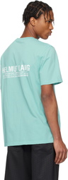 Helmut Lang Blue Brooklyn Postcard T-shirt