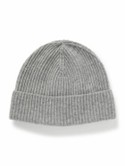 Mr P. - Cairn Ribbed Cashmere Beanie