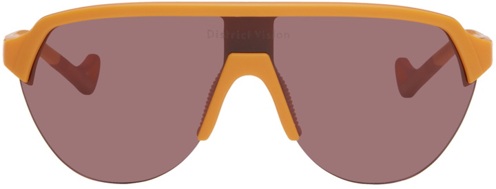 Photo: District Vision Orange Nagata Speed Blade Sunglasses