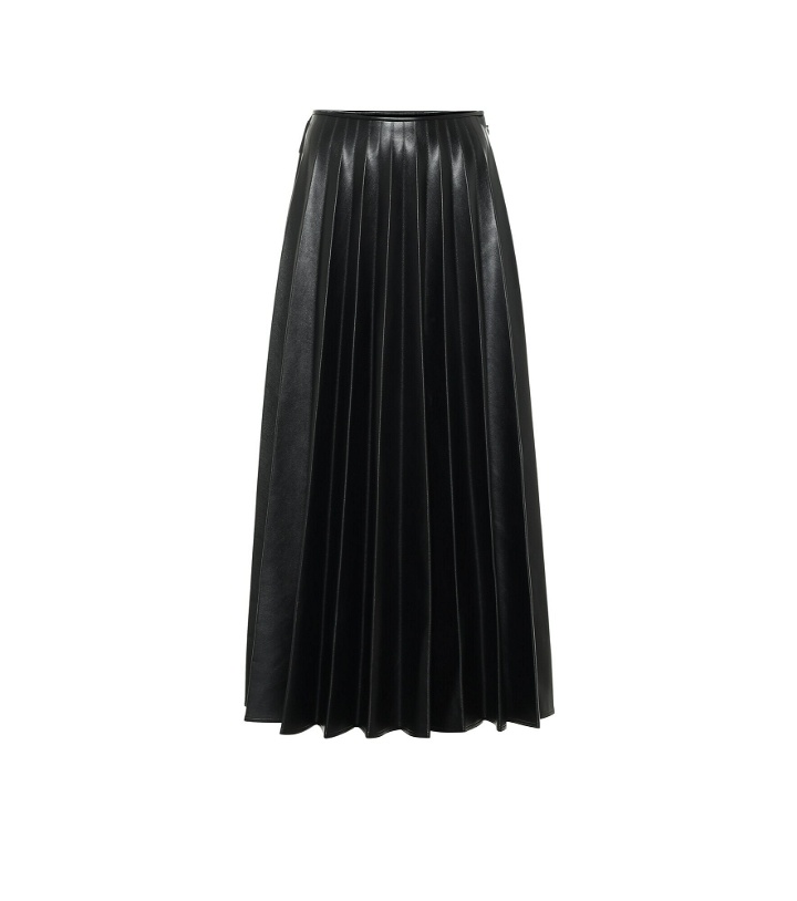Photo: Peter Do - High-rise faux leather skirt