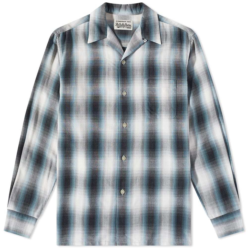 WACKO MARIA FLANNEL REGULAR COLLAR SHIRT - トップス