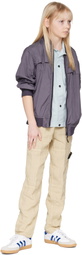 Stone Island Junior Kids Beige 3100002 Linen Trousers