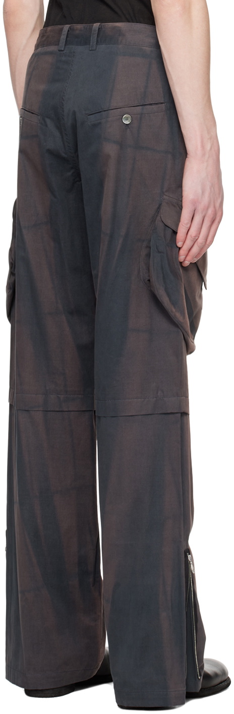 JiyongKim Gray Sun-Bleached Cargo Pants