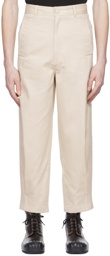 ADER error Off-White Cotton Trousers