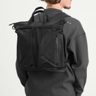 F/CE. Recycled Twill 3-Way Helmet Bag in Black 