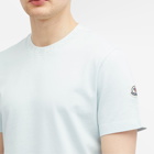 Moncler Men's Collar Logo T-Shirt in Light Blue