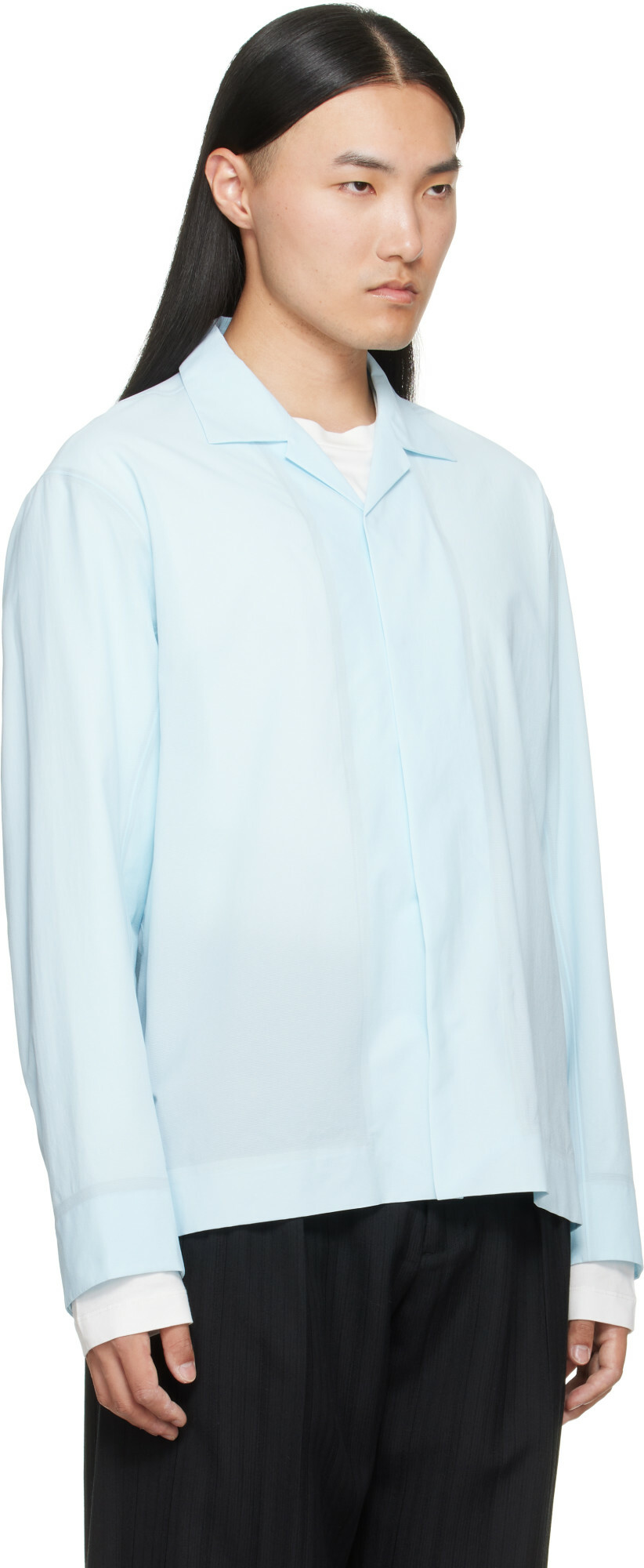 Veilance Blue Cusec LS Shirt