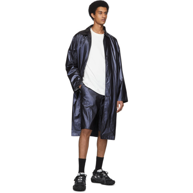Robert Geller Blue The Shiny Shorts