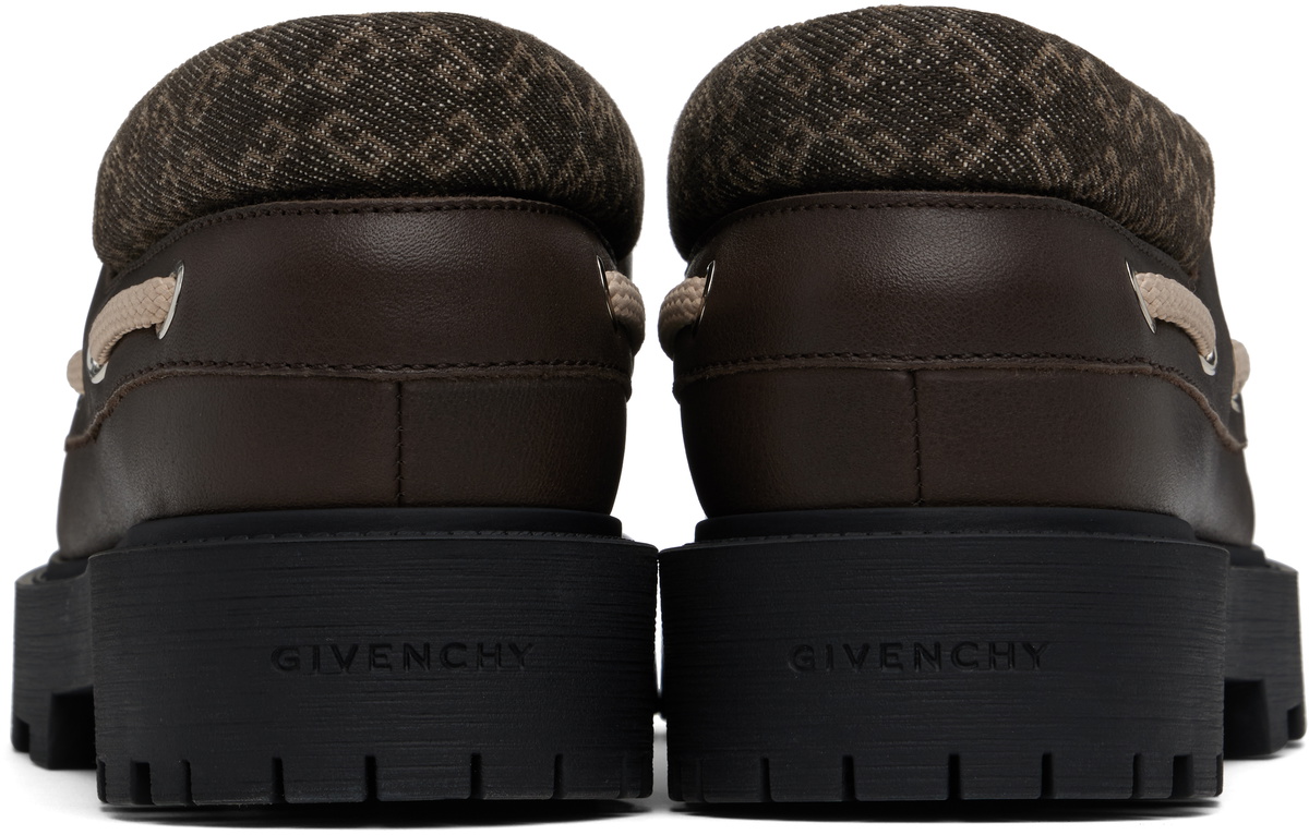 Givenchy Brown Storm Boat Shoes