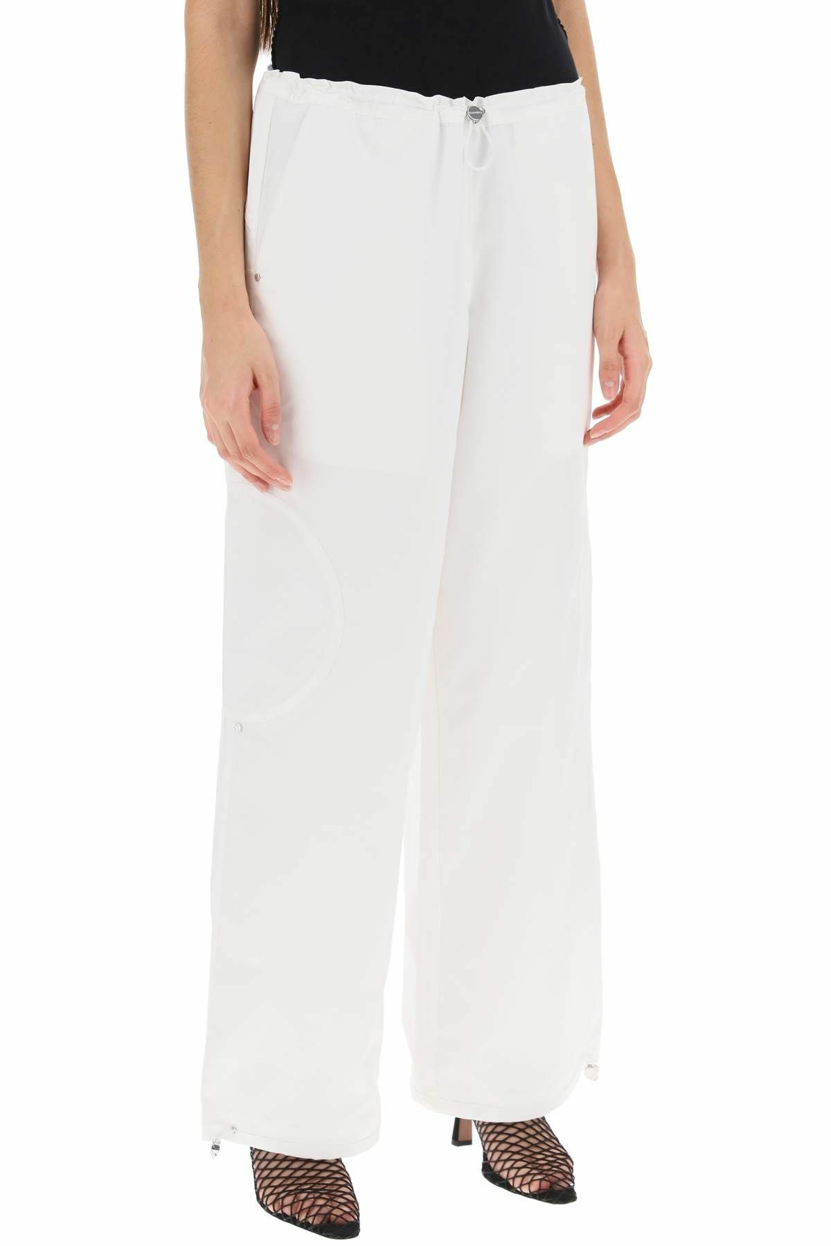SAKS POTTS lucky wide leg pants White