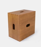 Cassina LC14 Cabanon chestnut stool by Le Corbusier