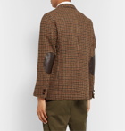 Beams Plus - Brown Unstructured Harris Tweed Houndstooth Wool Blazer - Brown