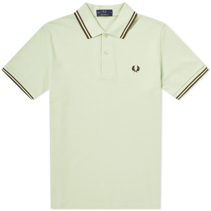 Photo: Fred Perry Original Twin Tipped Polo Green