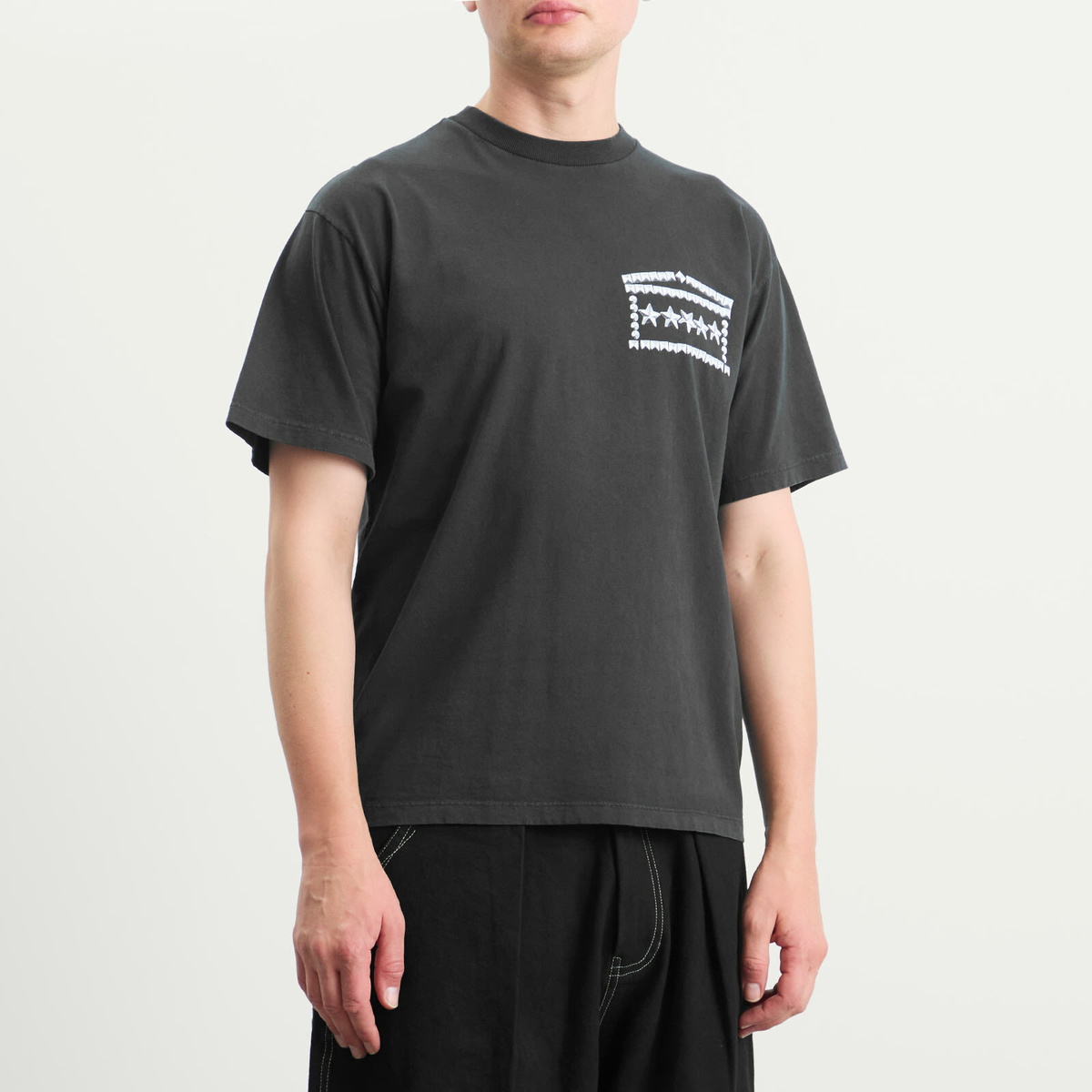 Aries Men's Faded Studmageddon T-Shirt in Black 