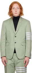 Thom Browne Green 4-Bar Blazer