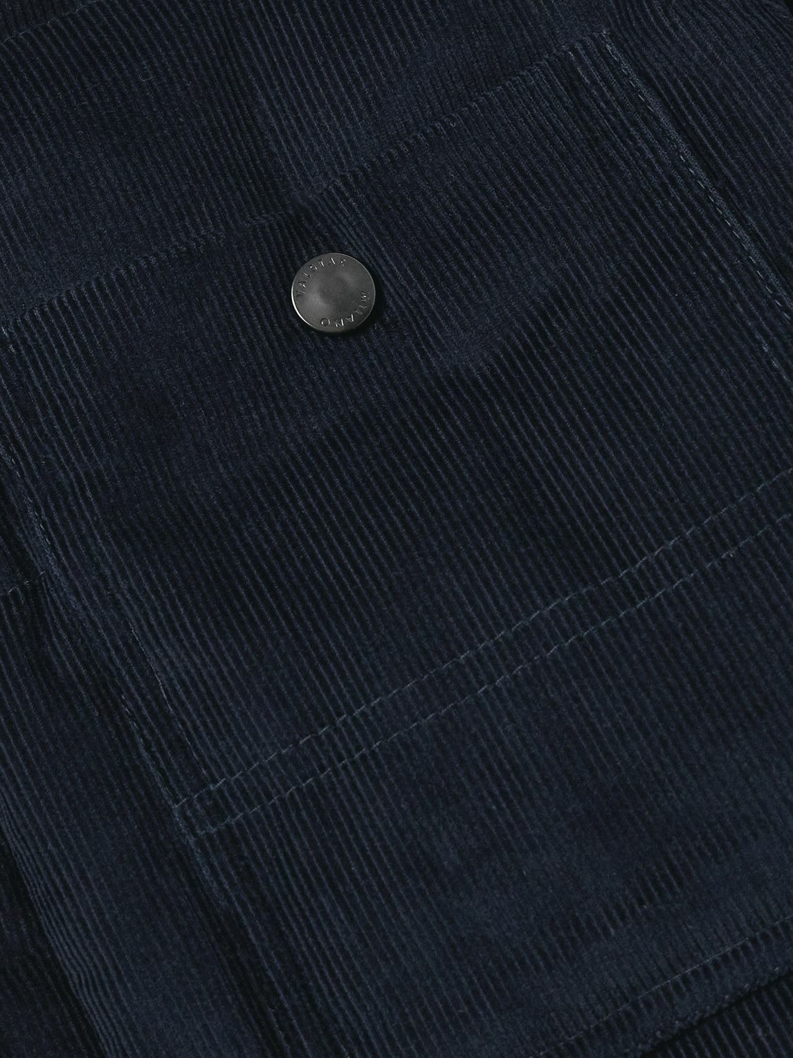 Valstar - Matt Quilted Cotton-Corduroy Down Shirt Jacket - Blue