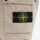 Stone Island Men's Supima Cotton Cargo Short in Dove Grey