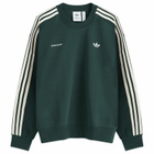 Adidas Women's X Sporty & Rich Sweatshirt in Shadow Green