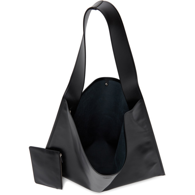 Jil Sander Black Oversized Tote Jil Sander