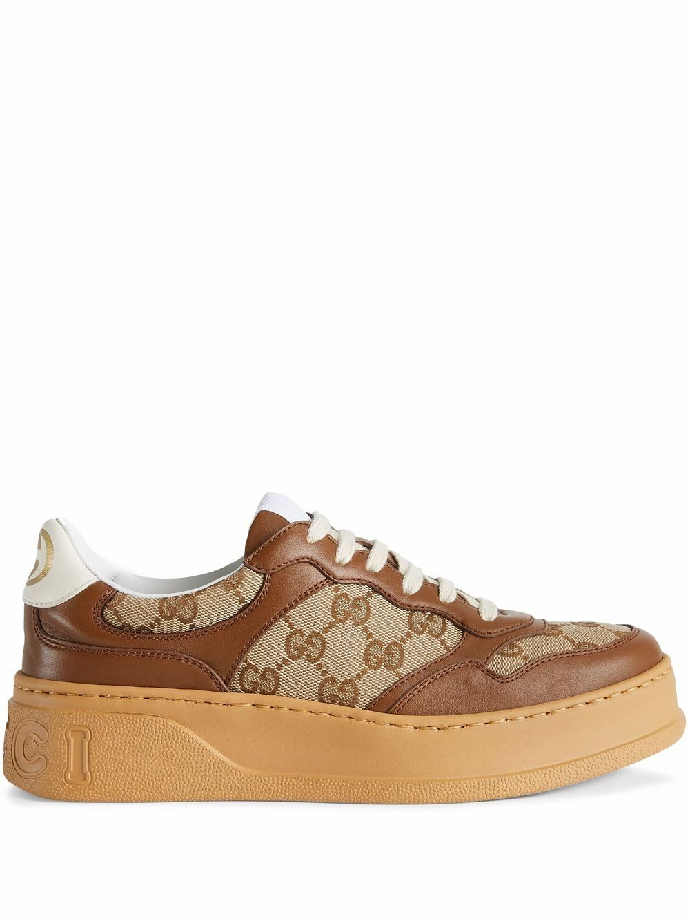 GUCCI - Chunky B Leather Sneakers Gucci