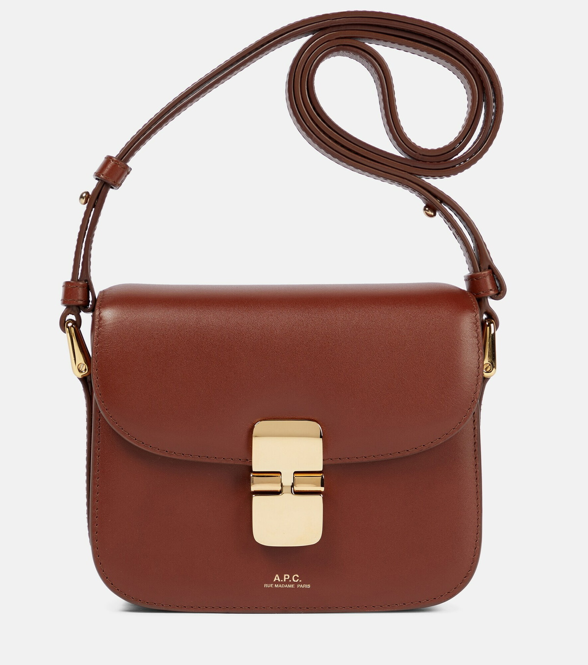 A.P.C. 'Grace' shoulder bag in 2023  Shoulder bag outfit casual, Apc bag,  Shoulder bag outfit