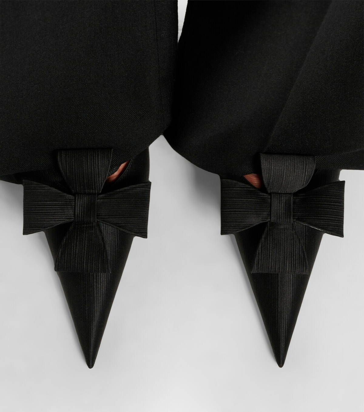 Saint Laurent Tea bow-detail slingback pumps