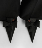 Saint Laurent Tea bow-detail slingback pumps